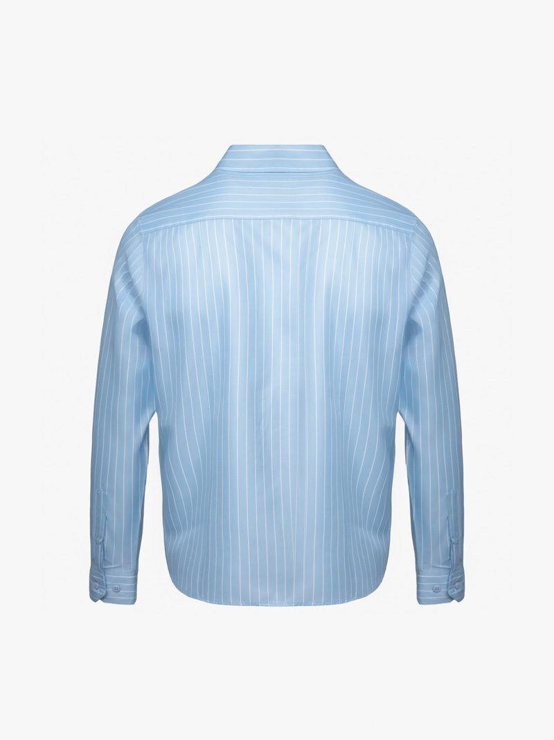 Áo Sơ Mi Sọc Form Slimfit SM172 Sọc Xanh