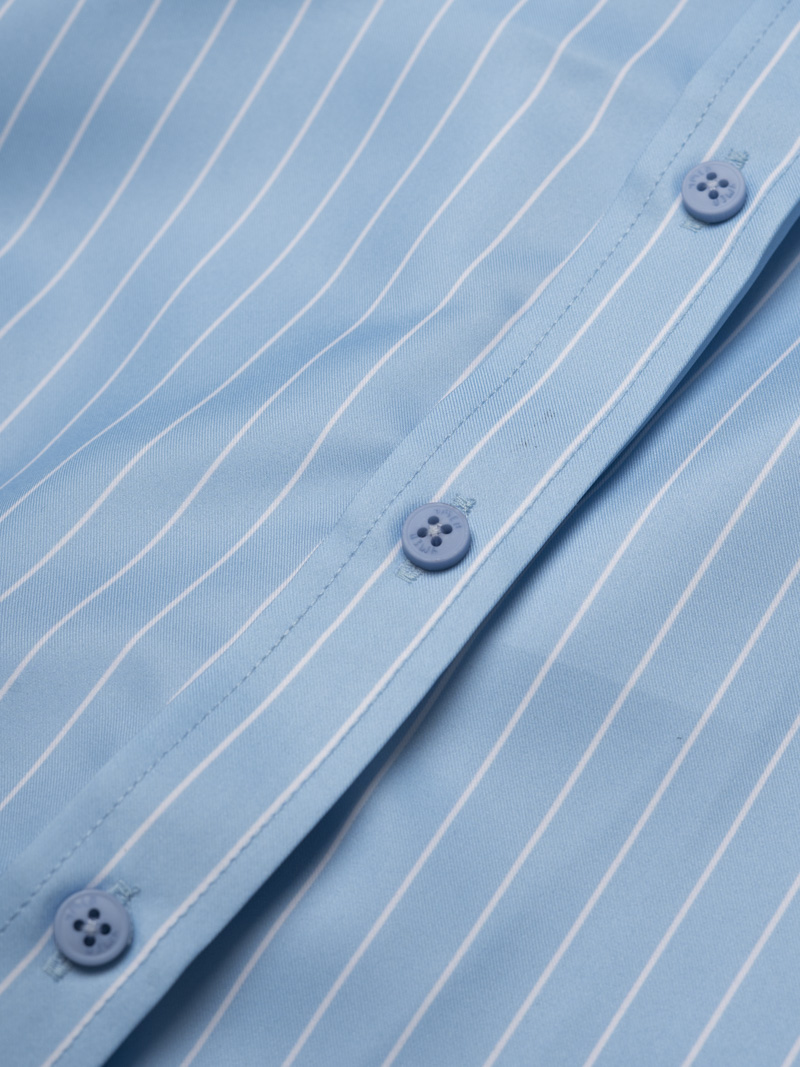 Áo Sơ Mi Sọc Form Slimfit SM172 Sọc Xanh