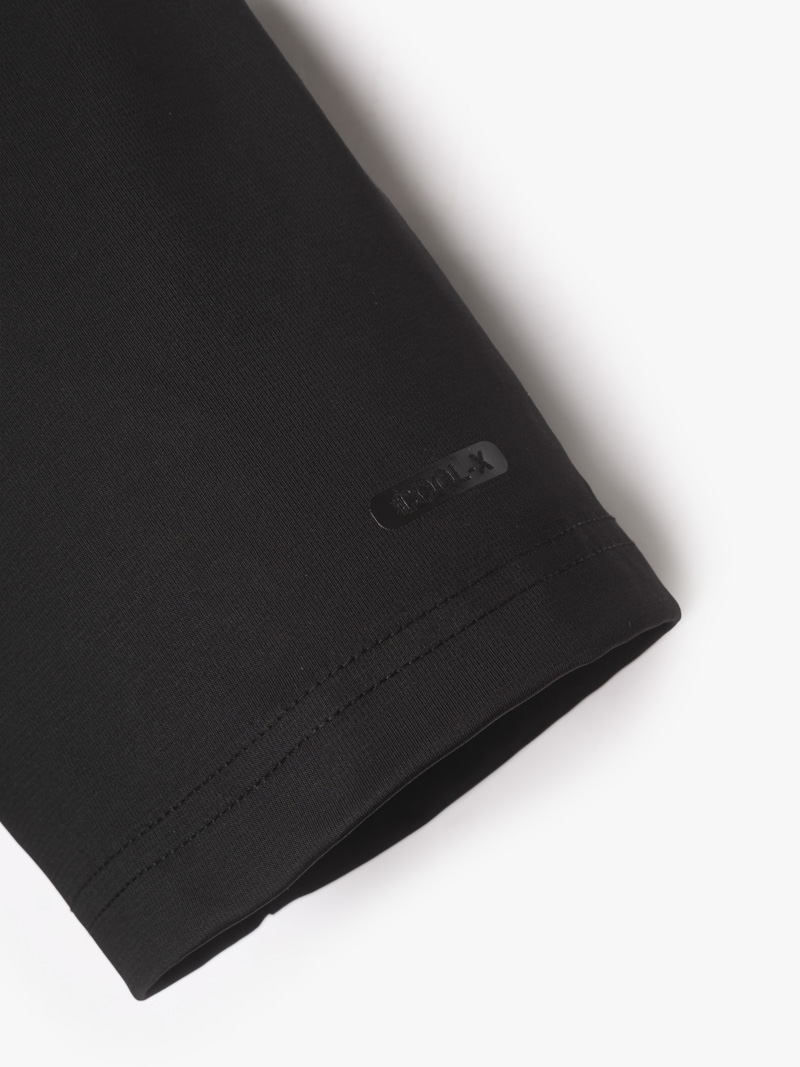 Áo Thun Cool-X Cổ Tròn In Logo Bông Tuyết Form Slimfit AT188 Đen