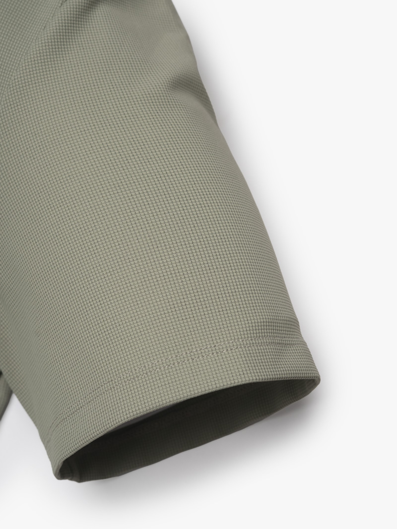 Áo Thun Cool-X In Logo Bông Tuyết Sau Cổ Form Regular AT189 Rêu Nhạt