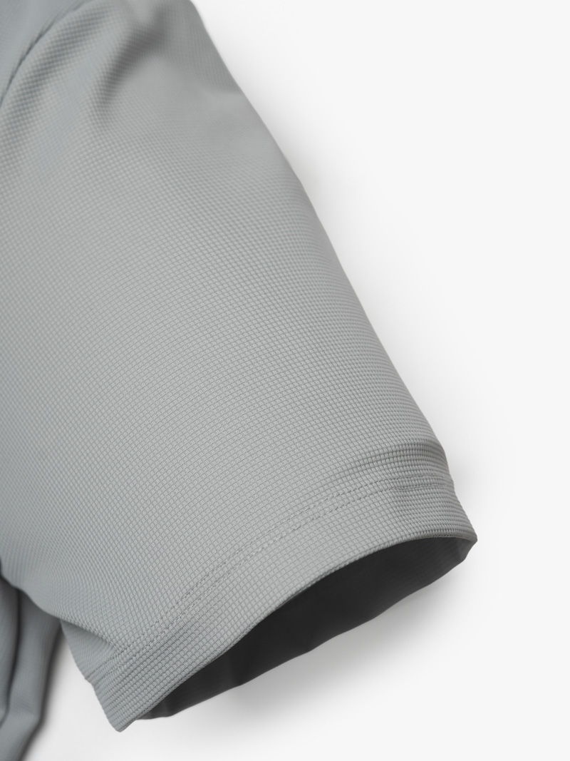 Áo Thun Cool-X In Logo Bông Tuyết Sau Cổ Form Regular AT189 Xám Nhạt