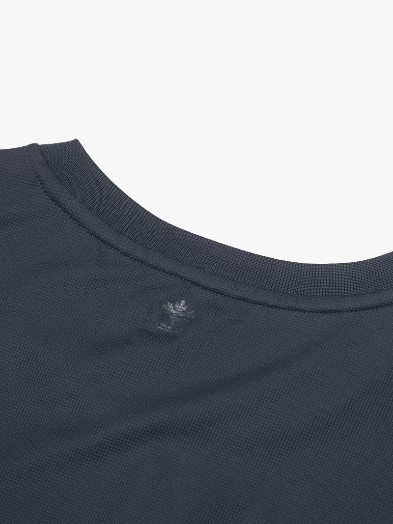 Áo Thun Cool-X In Logo Bông Tuyết Sau Cổ Form Regular AT189 Xanh Đen