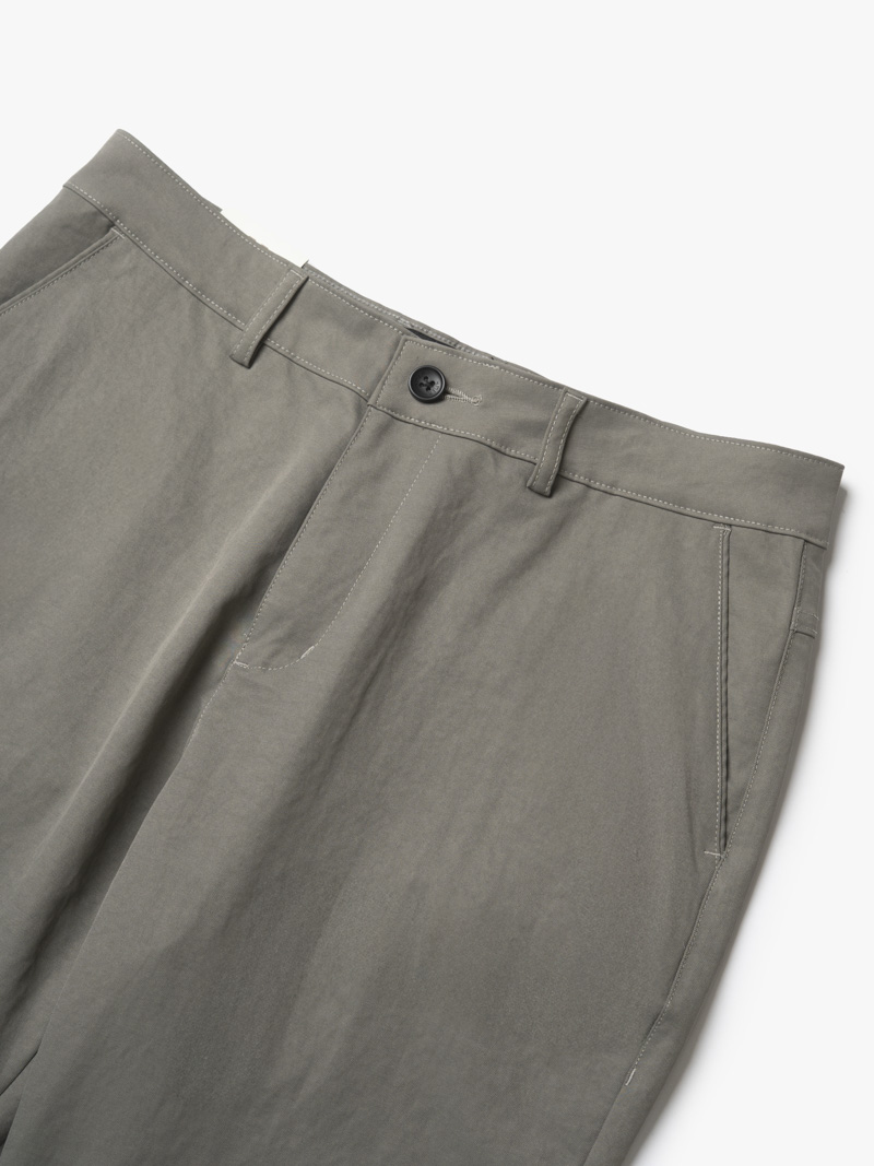 Quần Kaki Trơn Túi 2 Cơi Form Slimfit QK034 Màu Xám Đậm