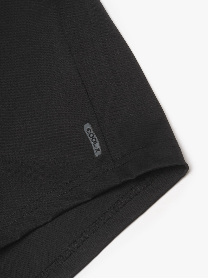 Quần Short Cool-X In Logo Form Straight QS084 Đen