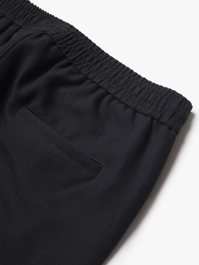 Quần Short Linen Trơn Form Straight QS085 Màu Đen