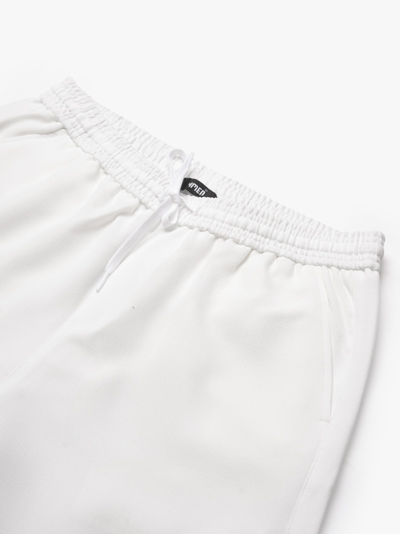 Quần Short Linen Trơn Form Straight QS085 Màu Trắng