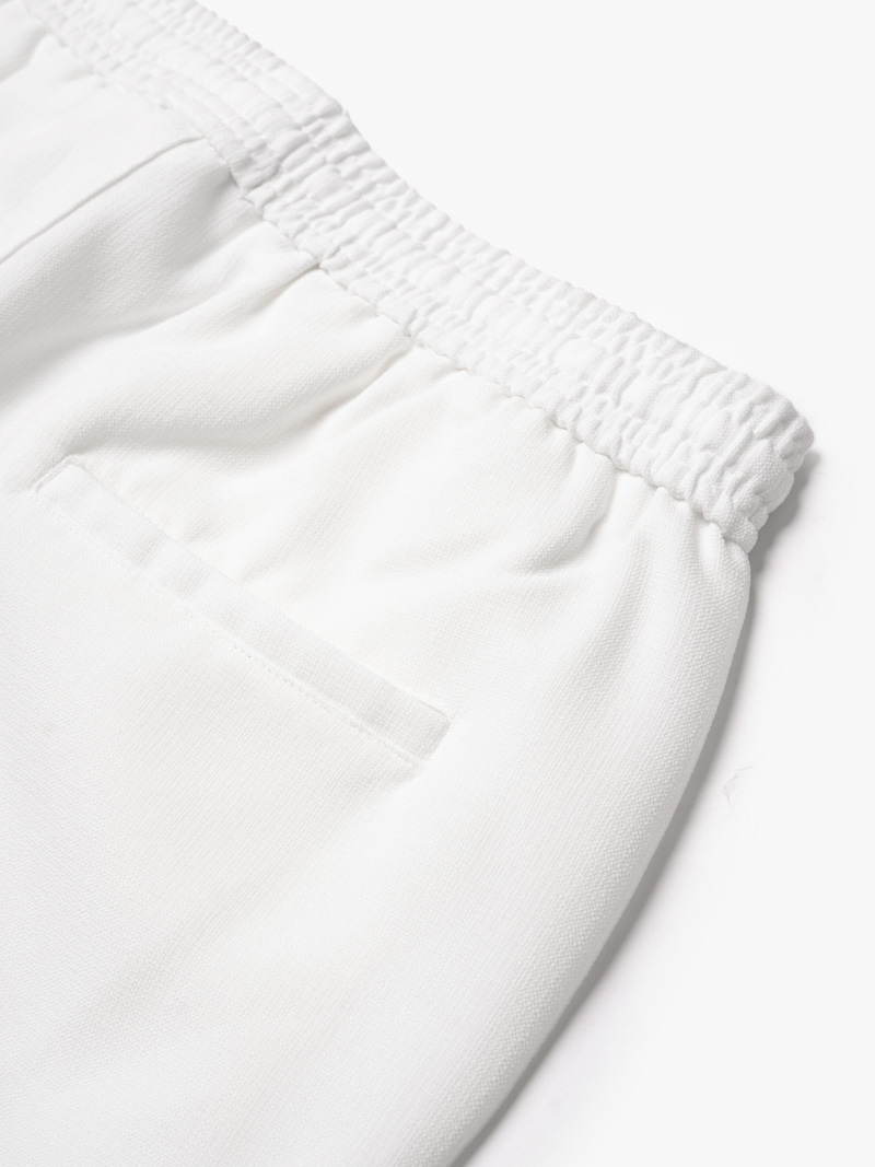 Quần Short Linen Trơn Form Straight QS085 Màu Trắng