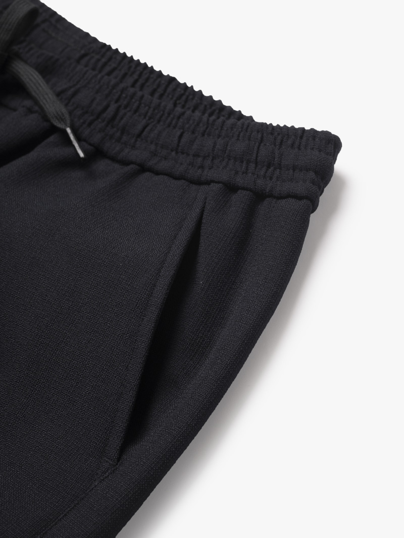 Quần Short Linen Trơn Form Straight QS085 Màu Xanh Đen