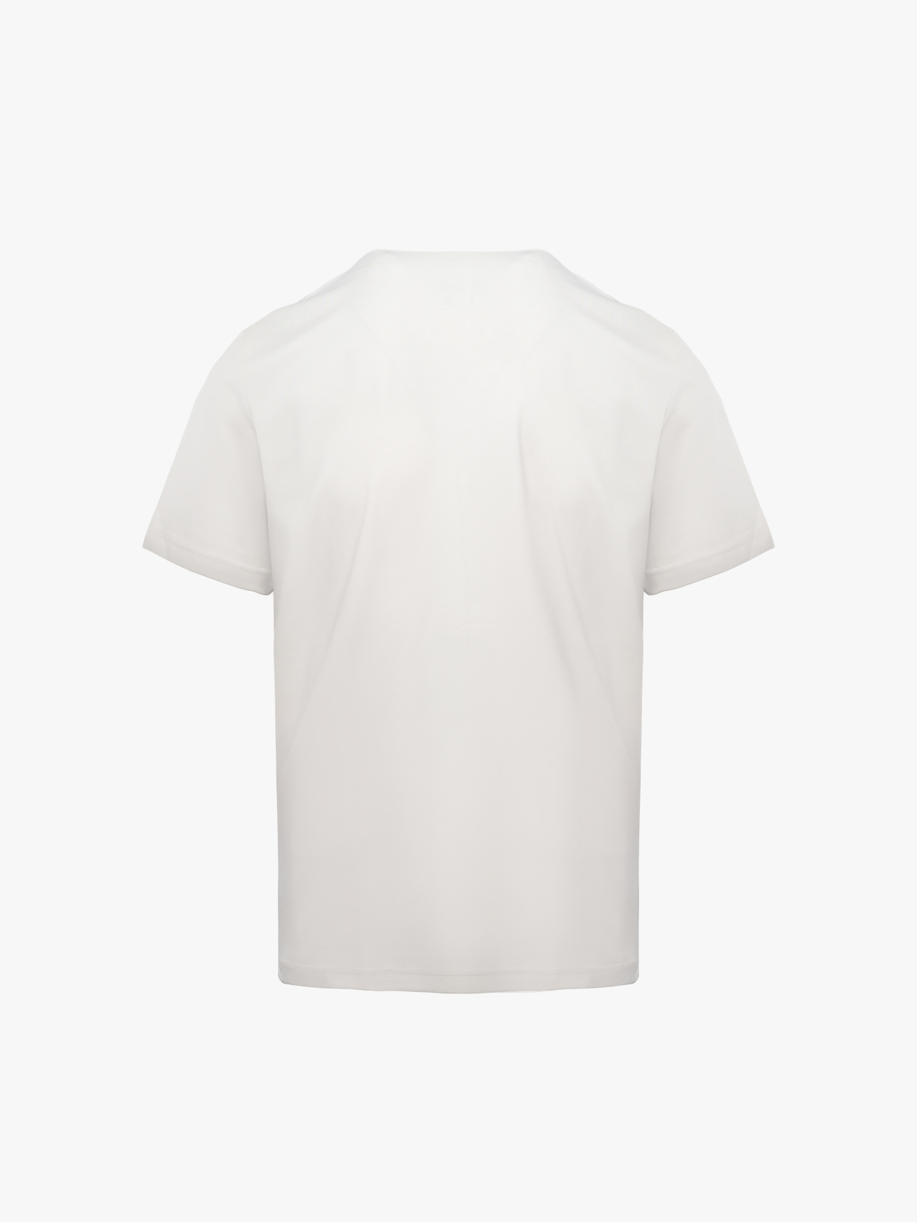 Áo Thun Rayon Cổ V Thêu Chữ Beyond Daily Form Regular AT195 Màu Be