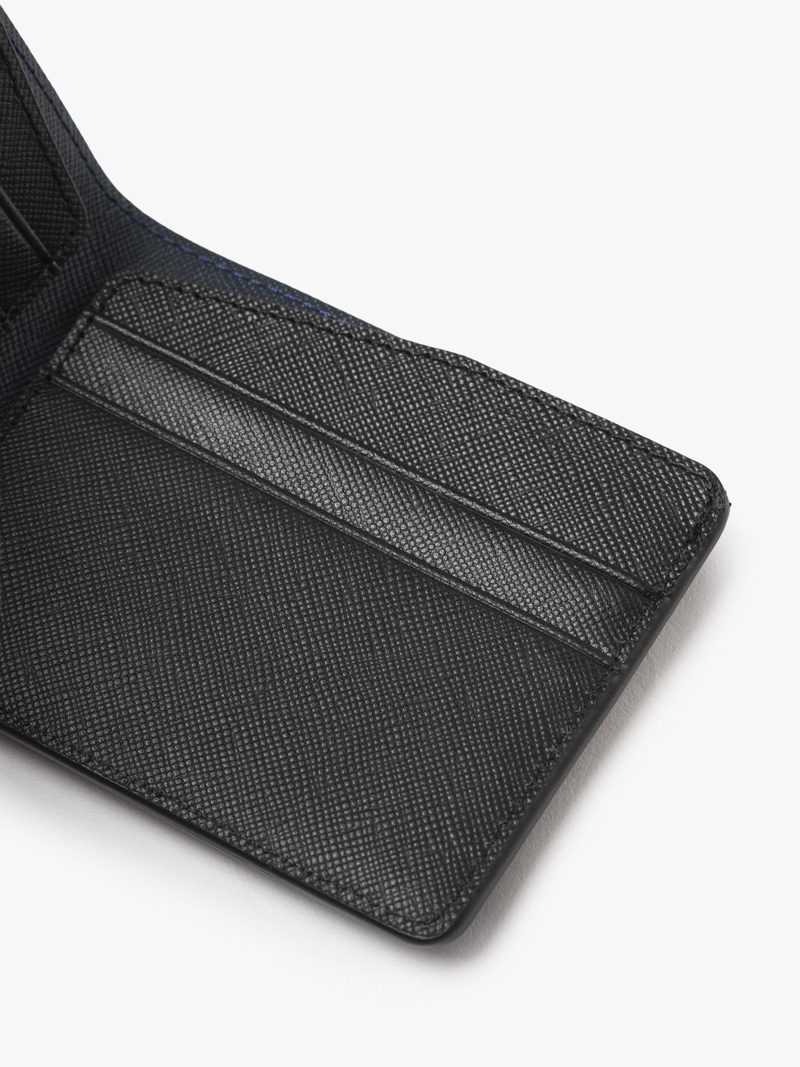 VÍ DA Saffiano Mini Phối màu Dáng Ngang BV061