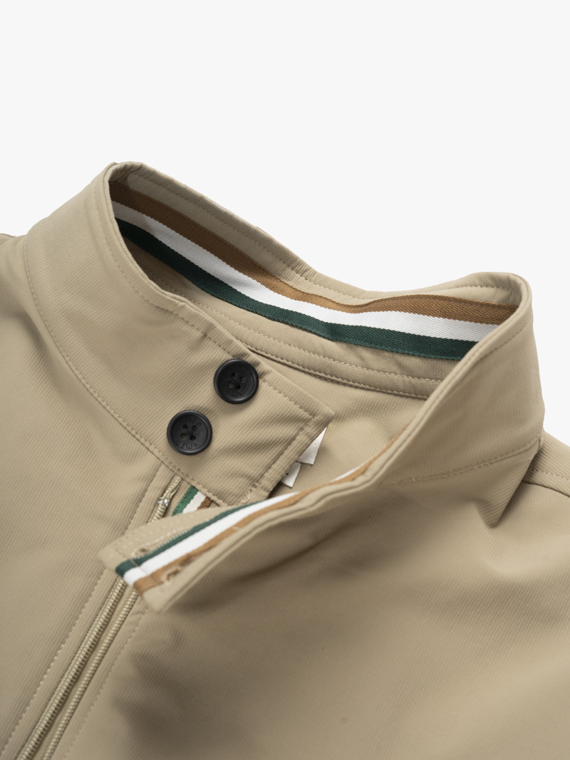 Áo Khoác Signature Stripe Form Regular AK080 Màu Be