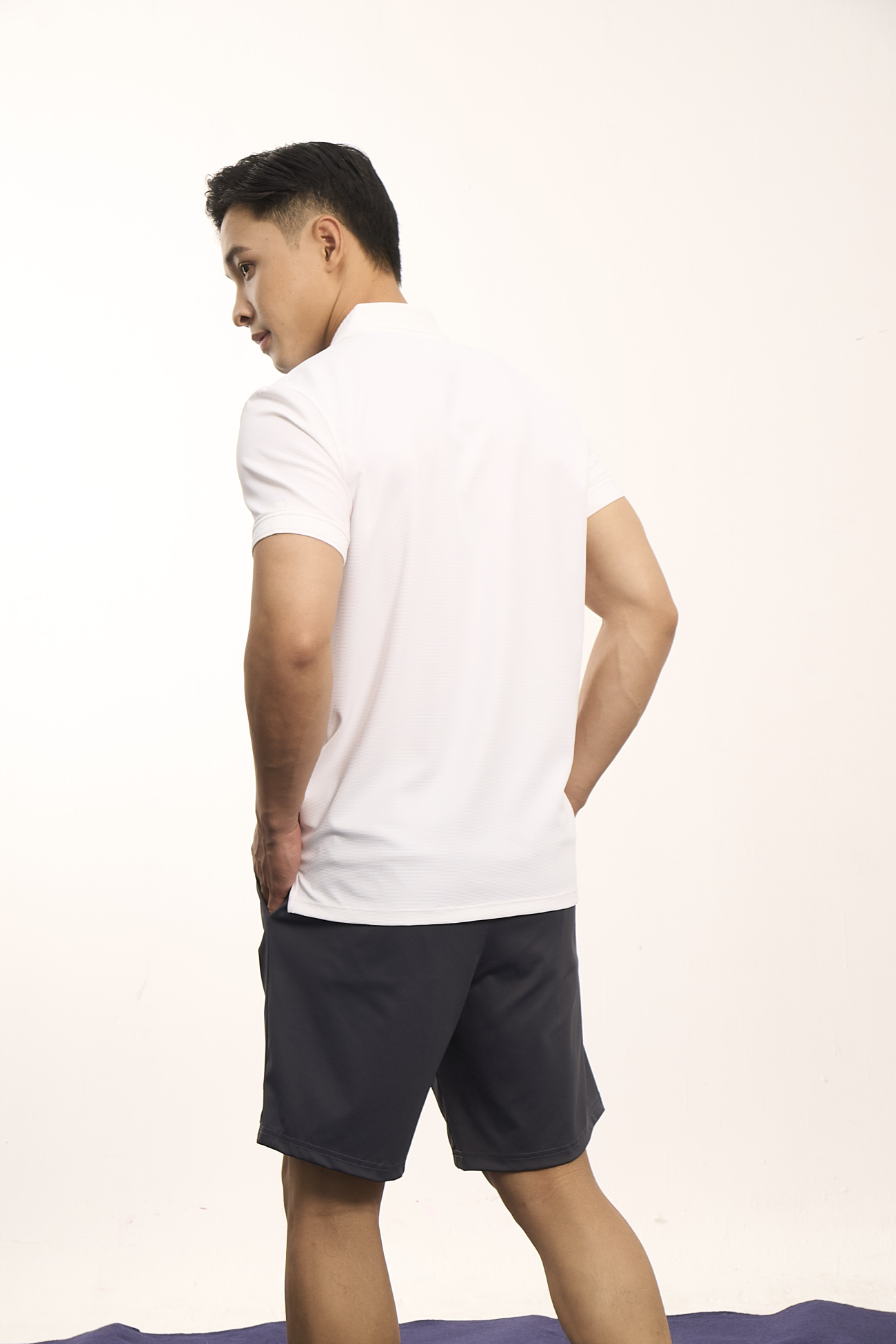 Áo Polo Cool-X In Logo Bông Tuyết Form Regular PO185 Trắng