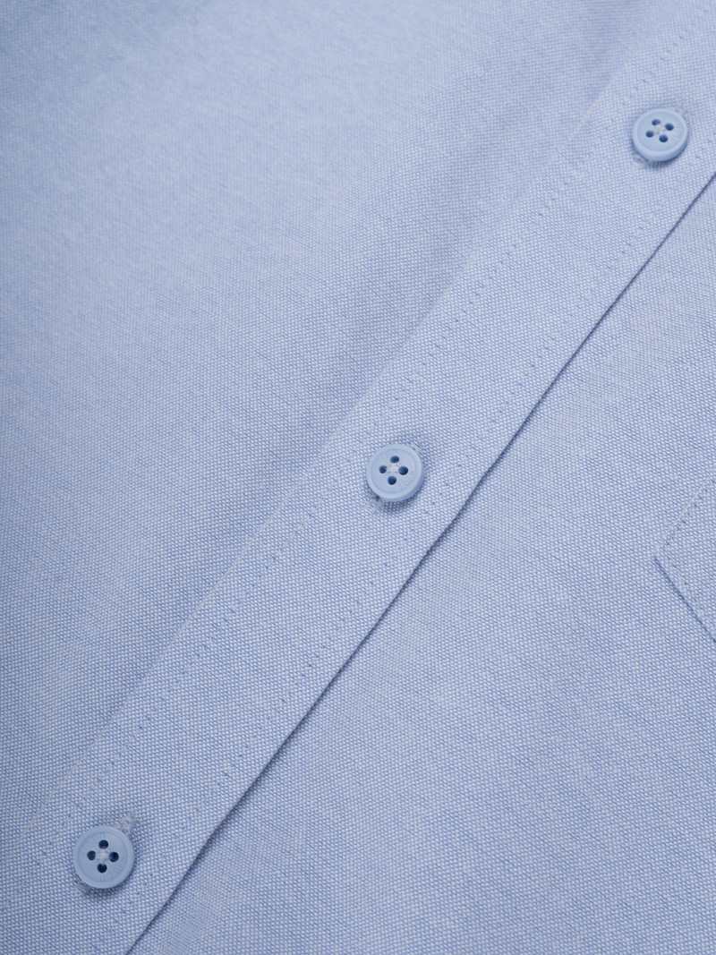 Áo Sơ Mi Oxford Signature Stripe Form Regular SM209 Màu Xanh Biển