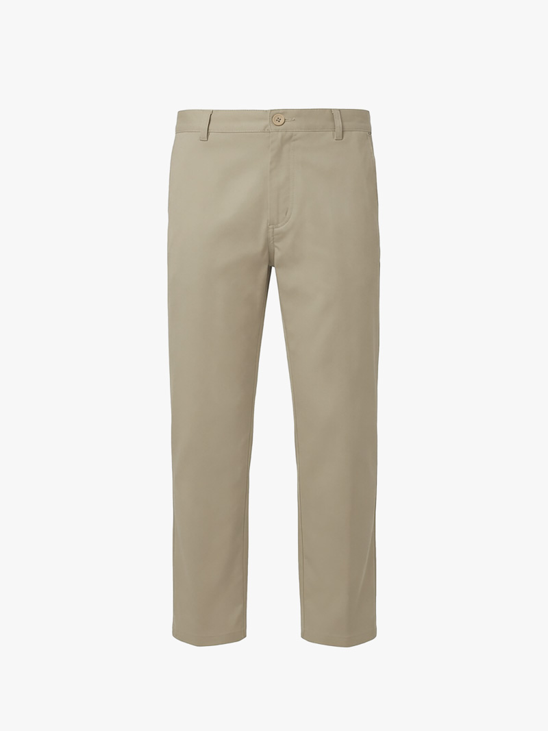 Quần Kaki Signature Stripe Trơn Form Regular QK036 Màu Be