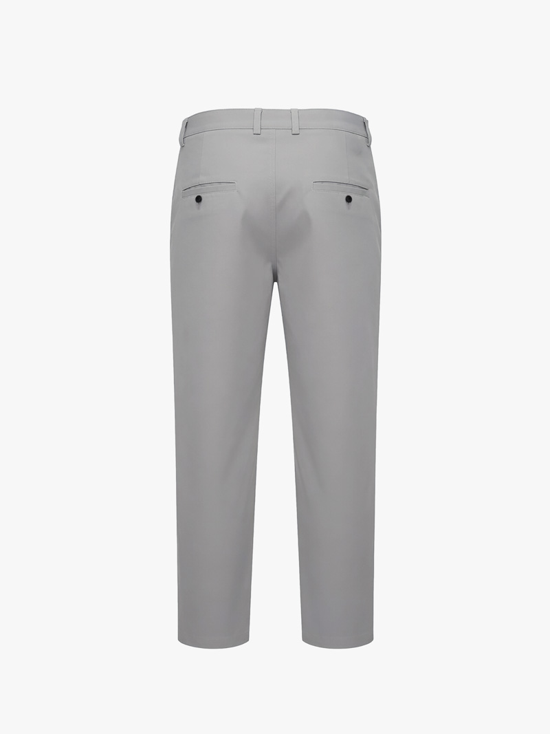Quần Kaki Signature Stripe Trơn Form Regular QK036 Màu Xám