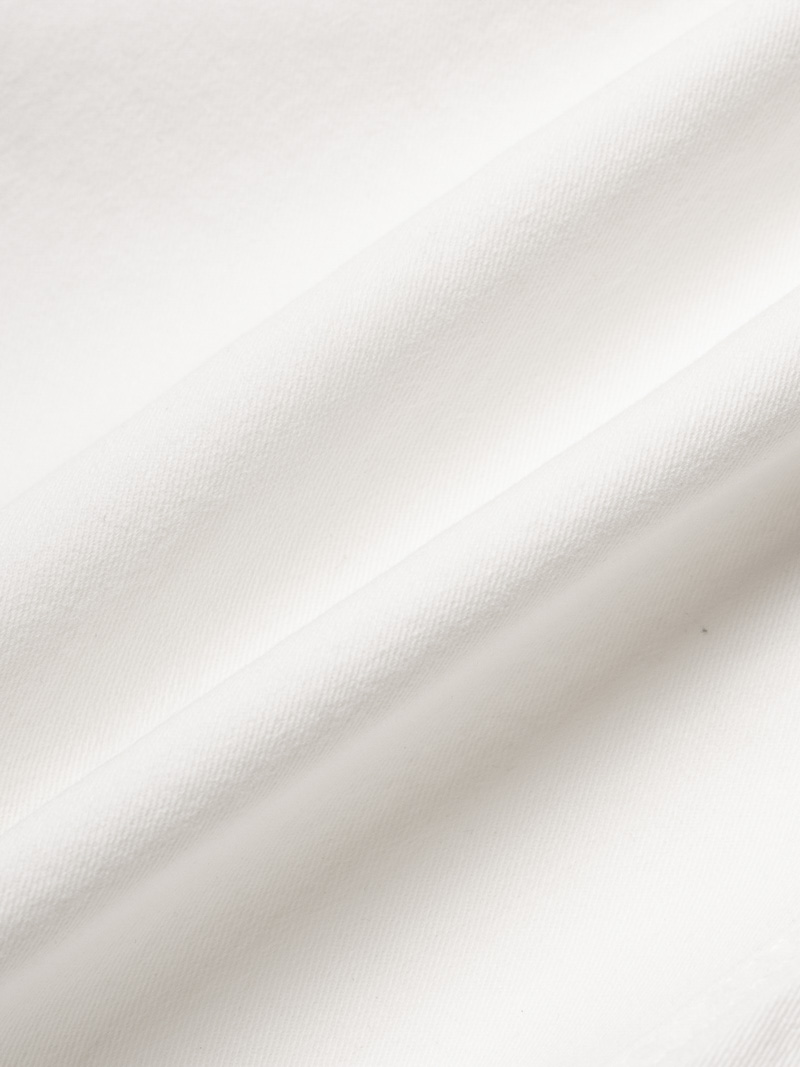 Quần Short Signature Stripe Form Straight QS088 Màu Trắng