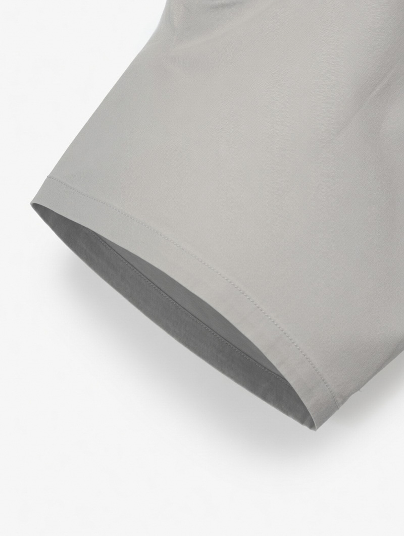 Quần Short Signature Stripe Form Straight QS088 Màu Xám