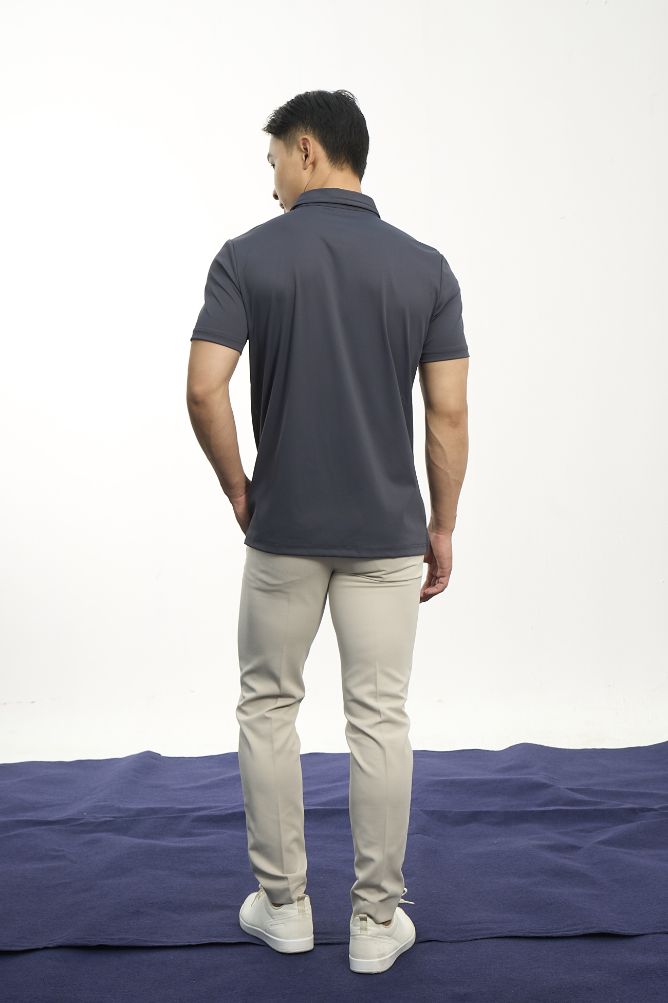 Quần Tây Trơn Form Slimfit QT050 Màu Kem