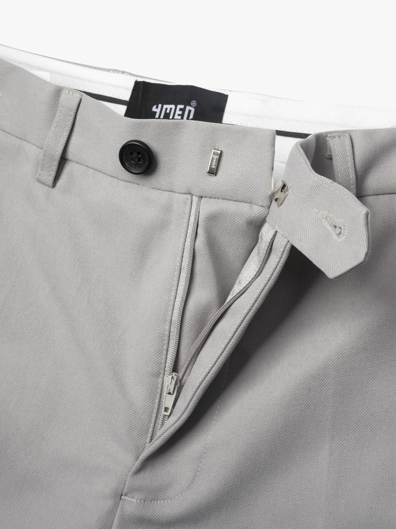 Quần Tây Trơn Form Slimfit QT050 Màu Kem