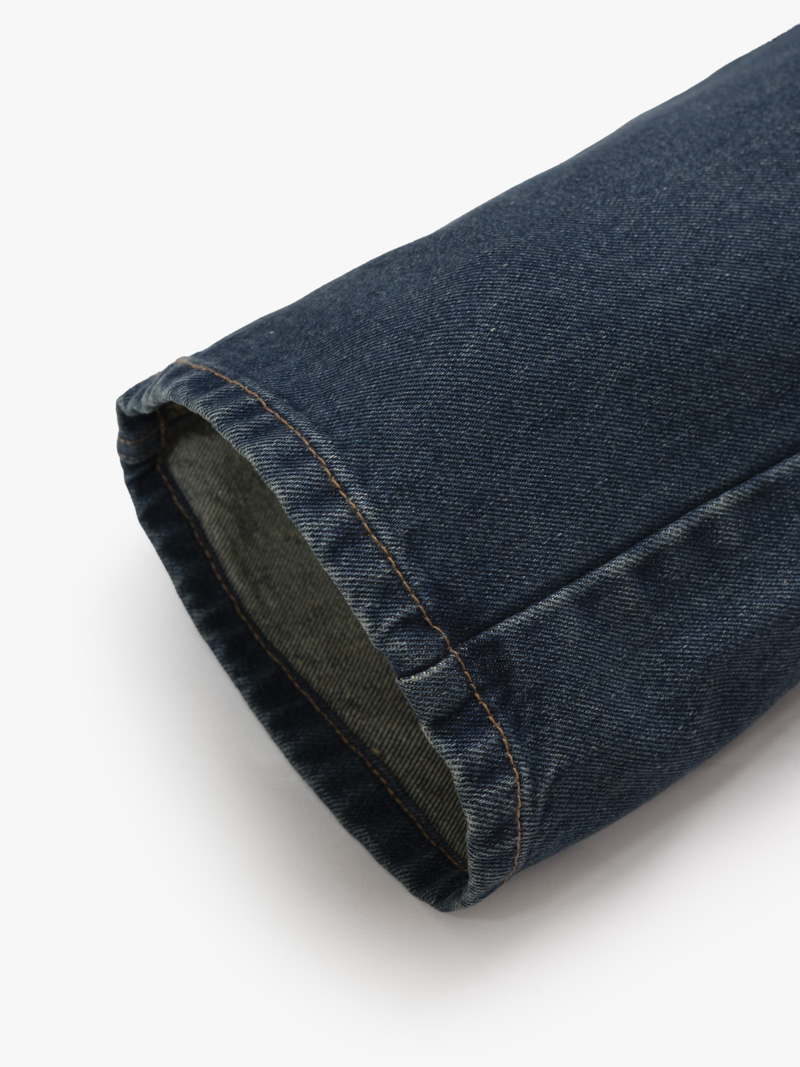 Quần Jean Trơn Túi Kiểu Form Straight QJ134 Màu Xanh