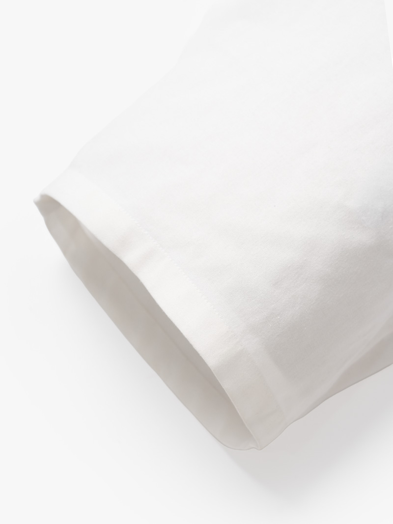 Quần Short Linen Thêu Cánh Buồm Form Straight QS087 Màu Trắng