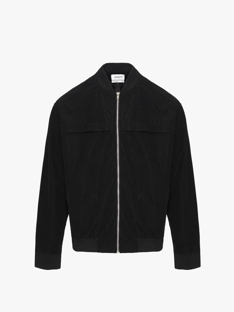 Áo Khoác Bomber Form Relax AK084 Màu Đen