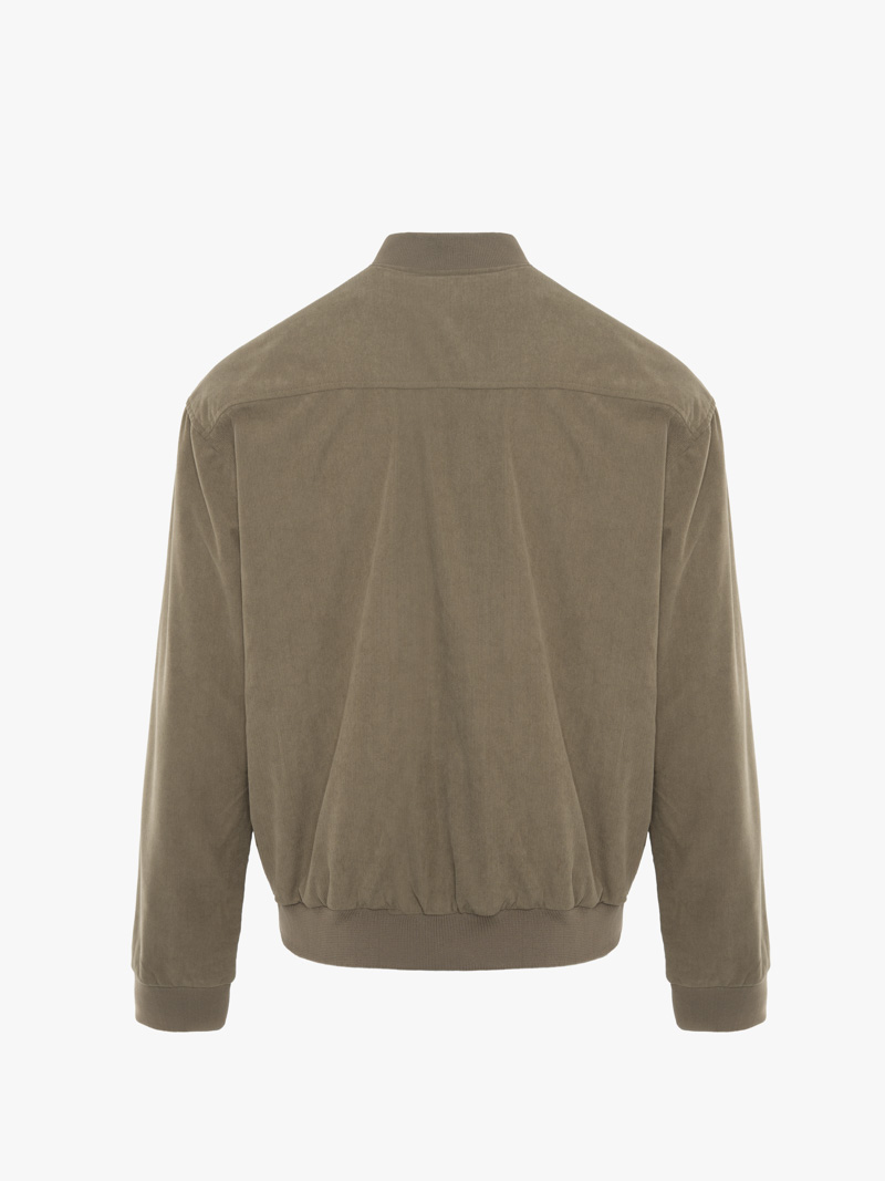 Áo Khoác Bomber Form Relax AK084 Màu Nâu Xám