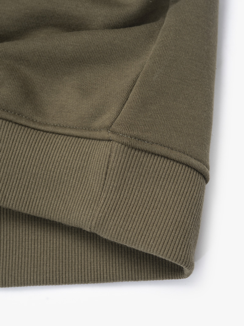 Áo Sweatshirt Chân Cua In Chữ Form Regular AS007 Màu Rêu