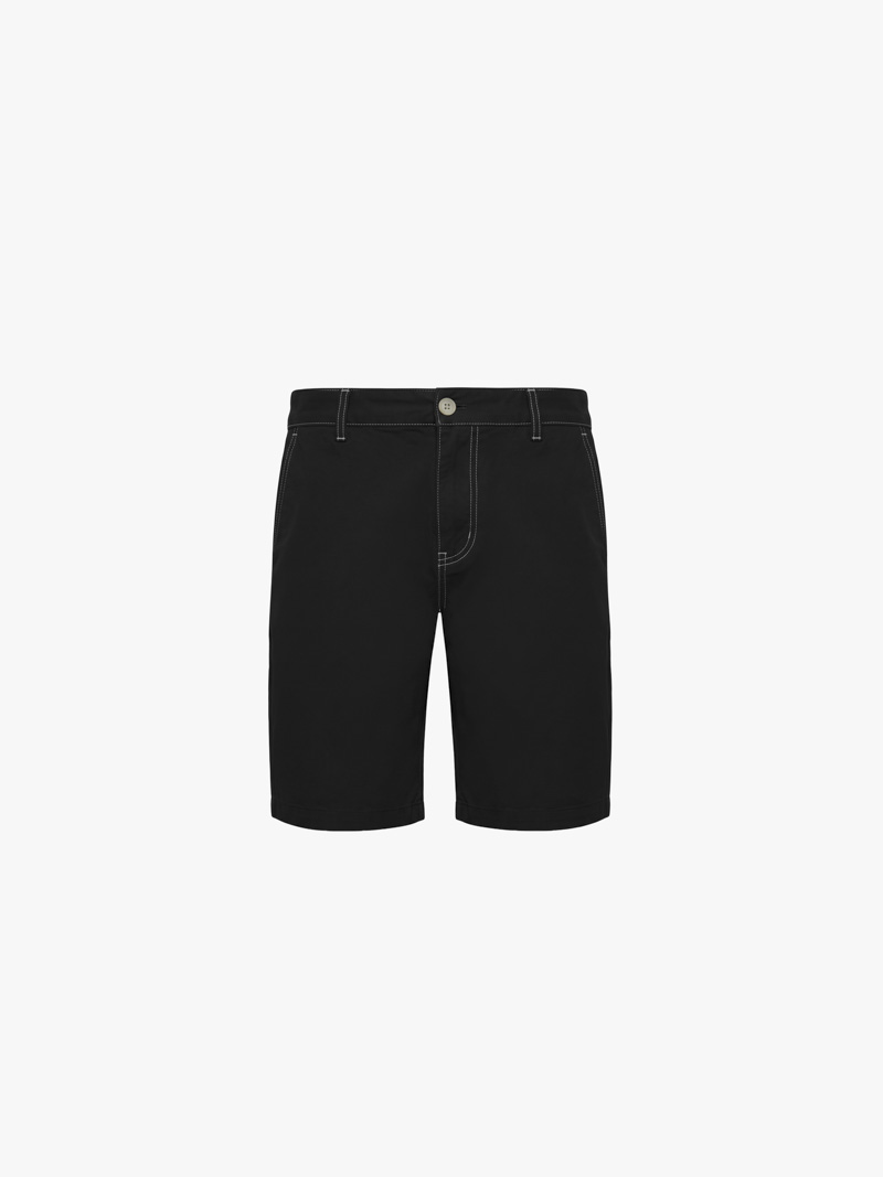 Quần Short Lưng Thun Form Regular QS089 Màu Đen