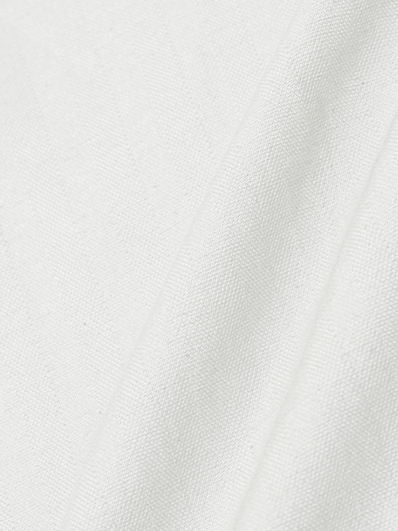 Áo Sơ Mi Herringbone Nẹp Dấu Khuy Form Regular SM211 Màu Trắng
