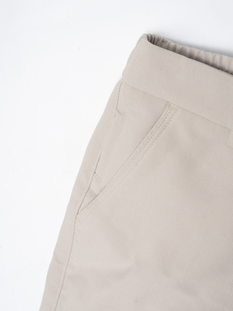 Quần Short Lưng Thun Form Regular QS089 Màu Nâu Xám