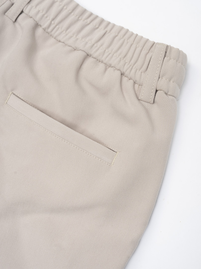 Quần Short Lưng Thun Form Regular QS089 Màu Nâu Xám
