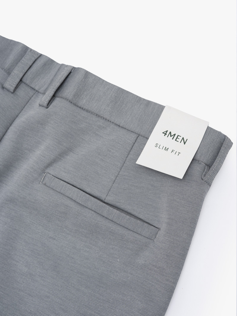 Quần Tây Motion-X Co Giãn 4 chiều Form Slimfit QT074 Màu Xám Nhạt
