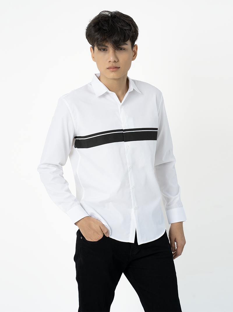 ao so mi in soc sm006 mau trang