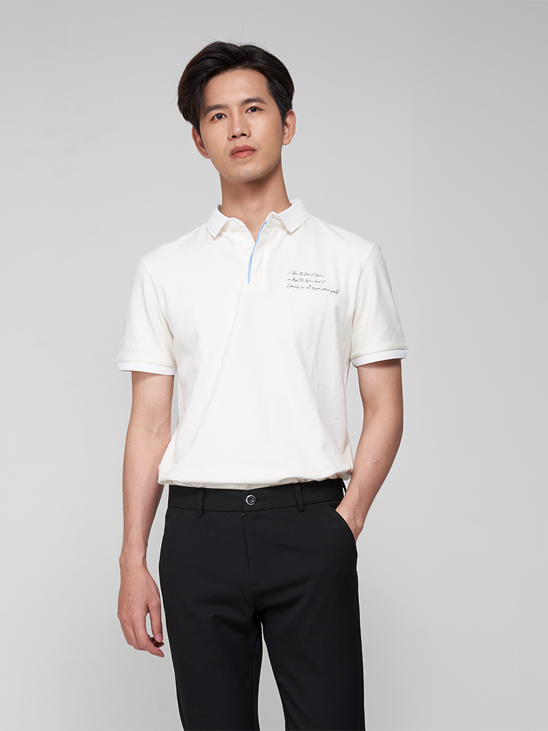 ao polo nguc in chu po007