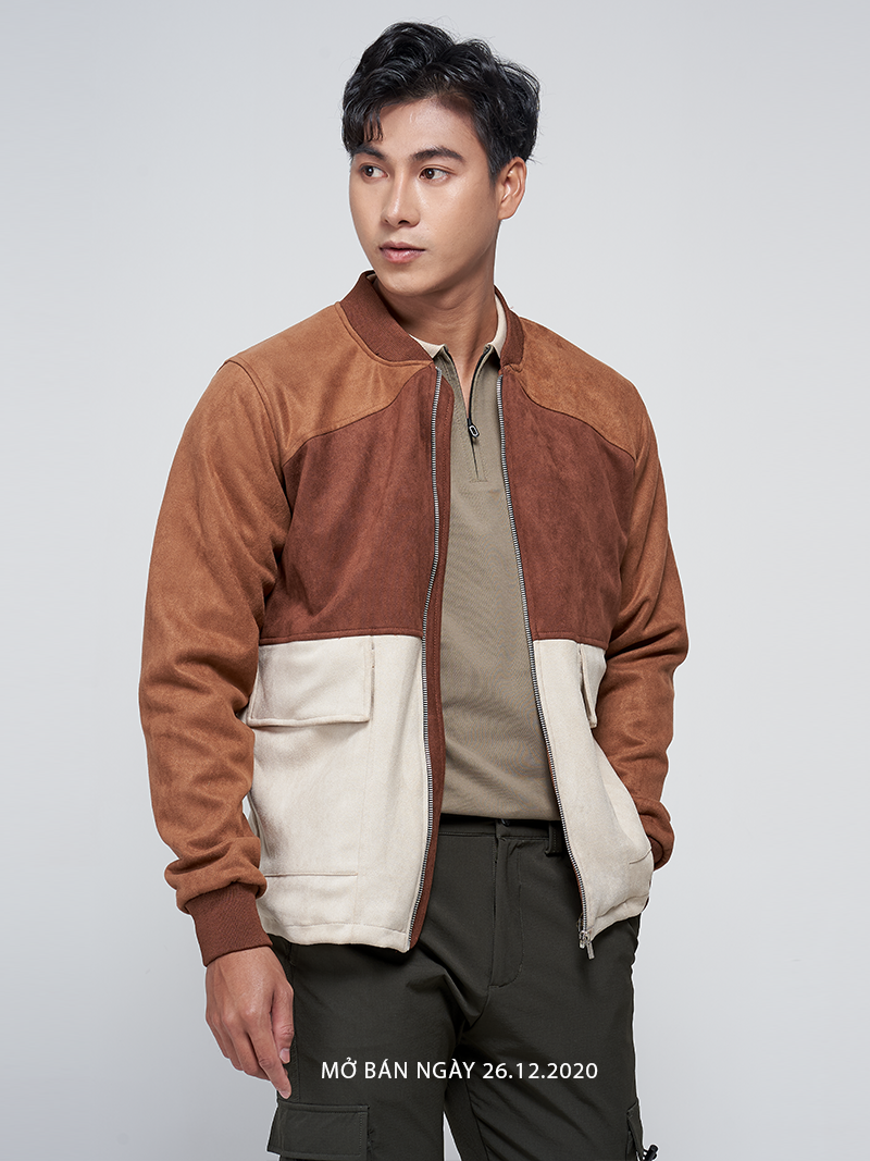Áo khoác dạ nam cổ vest cao cấp kẻ caro thiết kế mới - Baza.vn