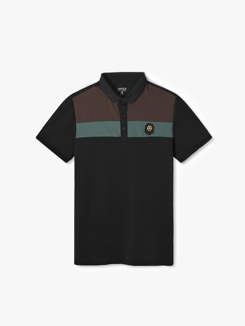 ao polo slimfit lion face po054