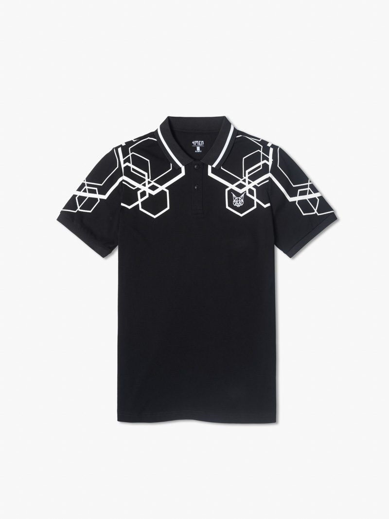ao polo in slimfit hinh luc giac po102