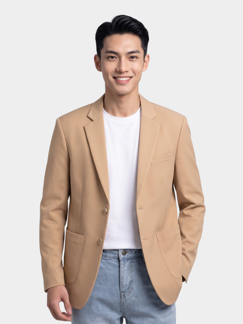 ao vest tron regular tui dap av037