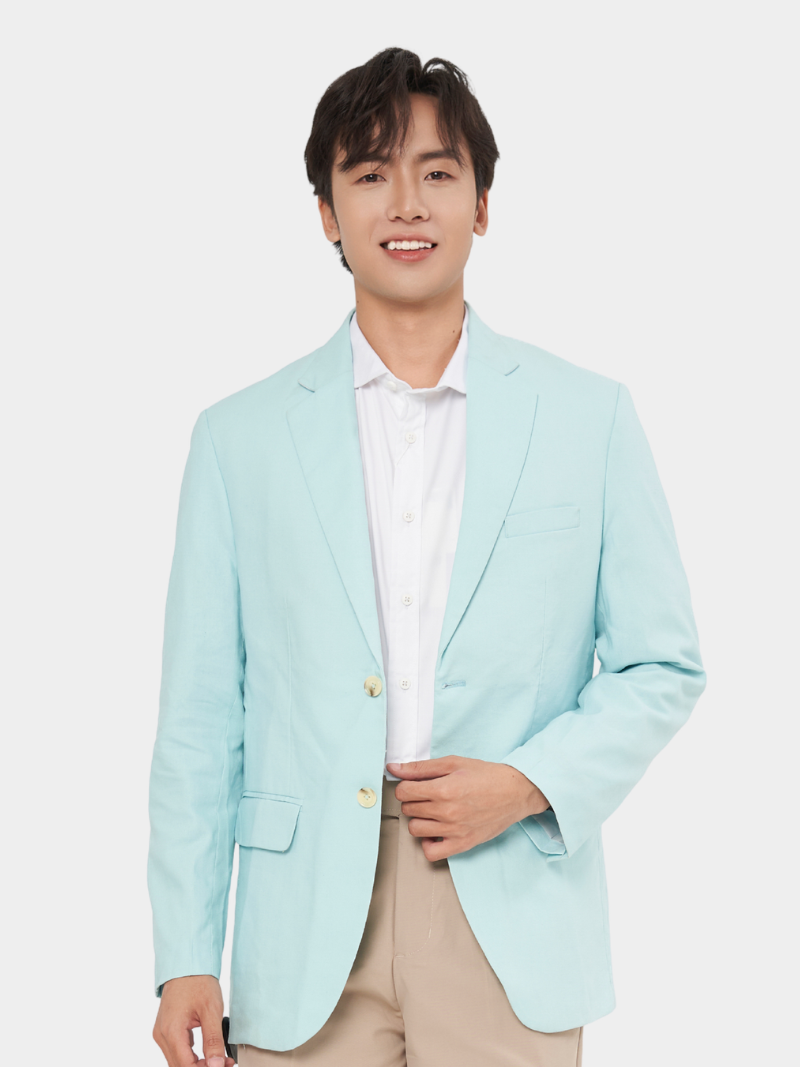 ao vest tron linen form regular av040