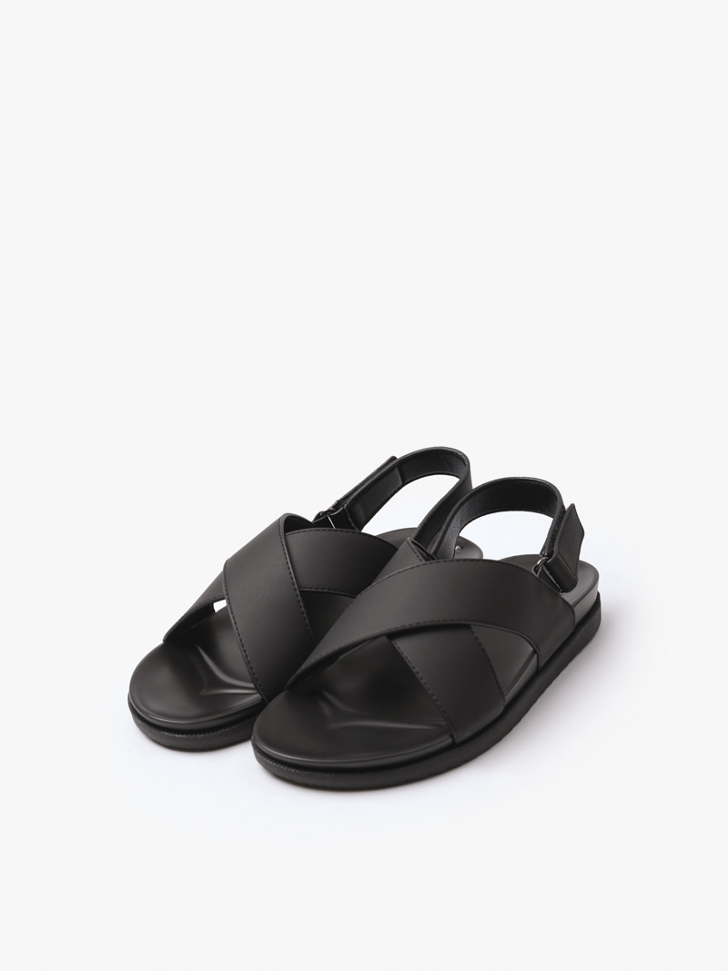 dep sandal quai cheo da microfiber de tpr - de006