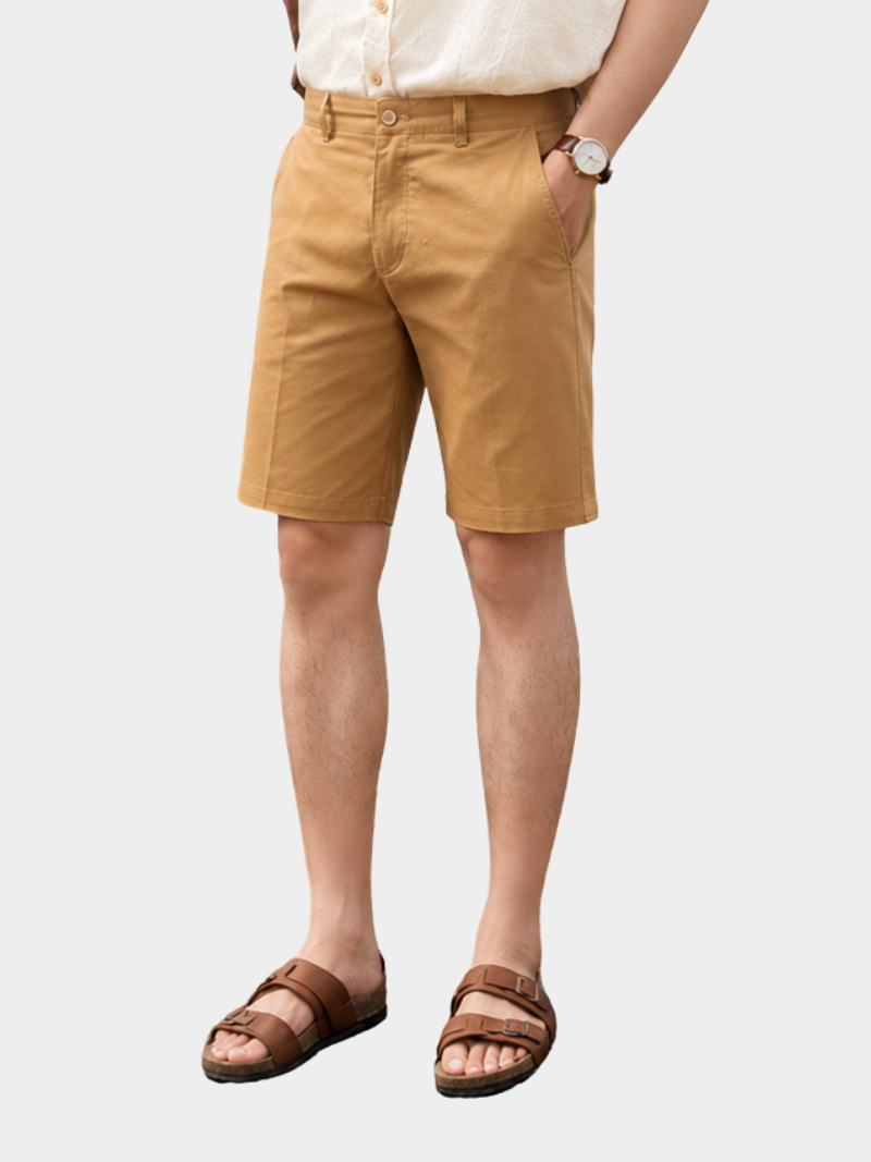 quan short kaki tui nho kieu form regular qs054