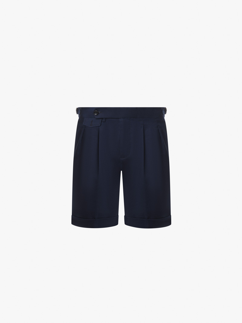 quan short linen sidetab form straight qs056