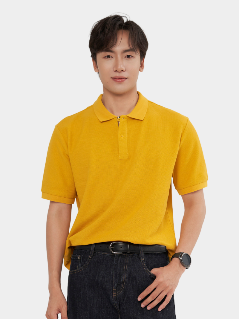 ao polo tron signature phoi day soc form regular po134