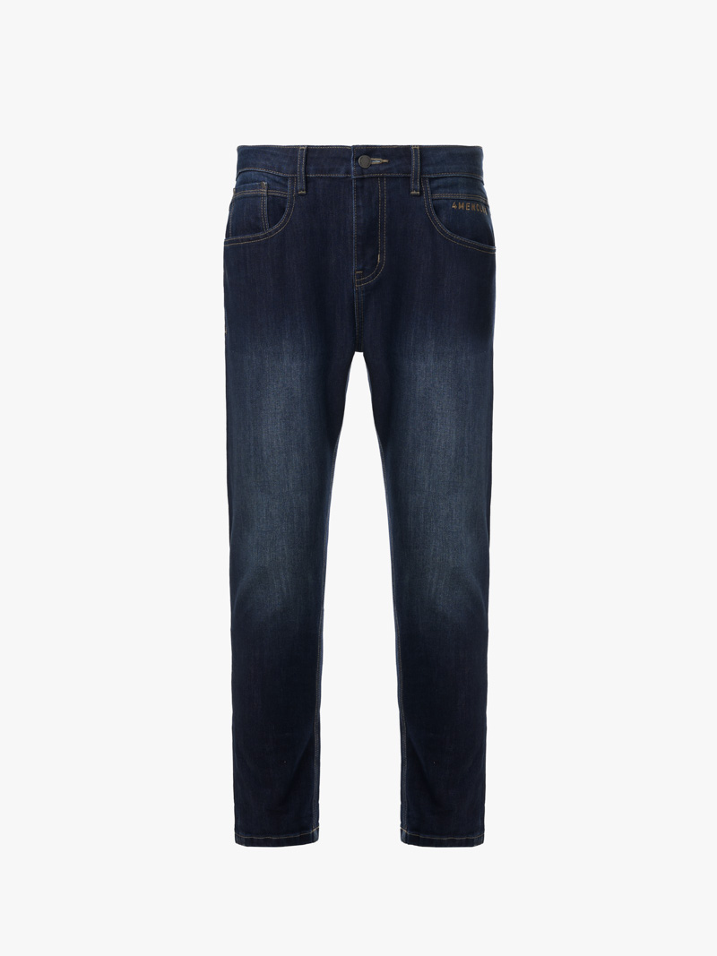 quan jeans theu 4men club ra tui sau form slimfit qj105 mau xanh den