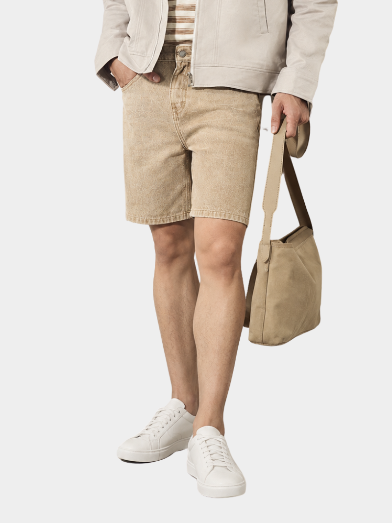 quan short jeans theu classic preppy form straight qs061