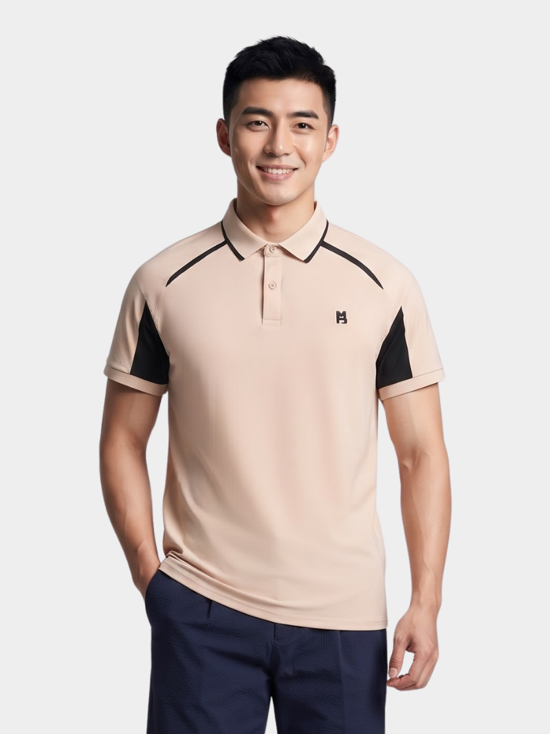 ao polo rayon ra phoi in logo m form regular po163