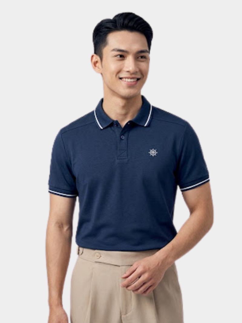 ao polo theu banh lai 4m form slimfit po156