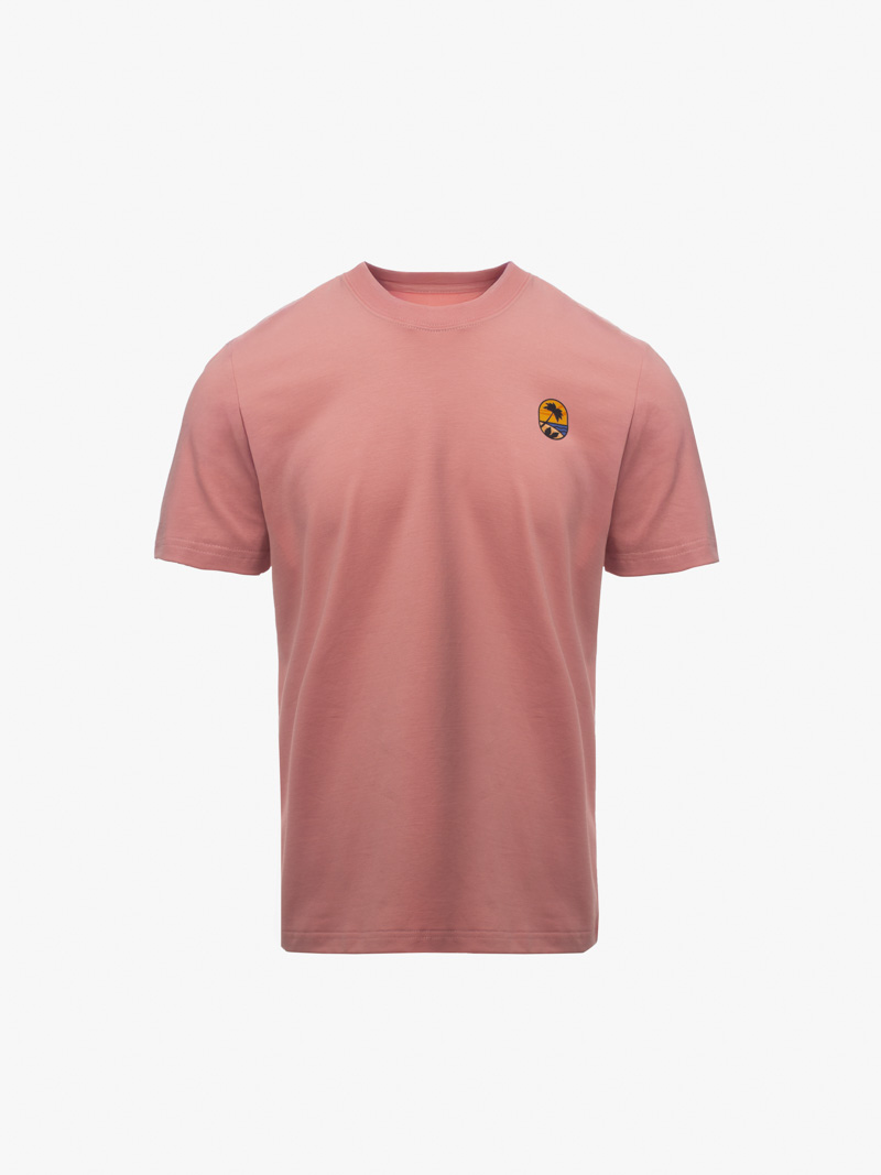 ao thun in logo bai bien form slimfit at170 mau hong