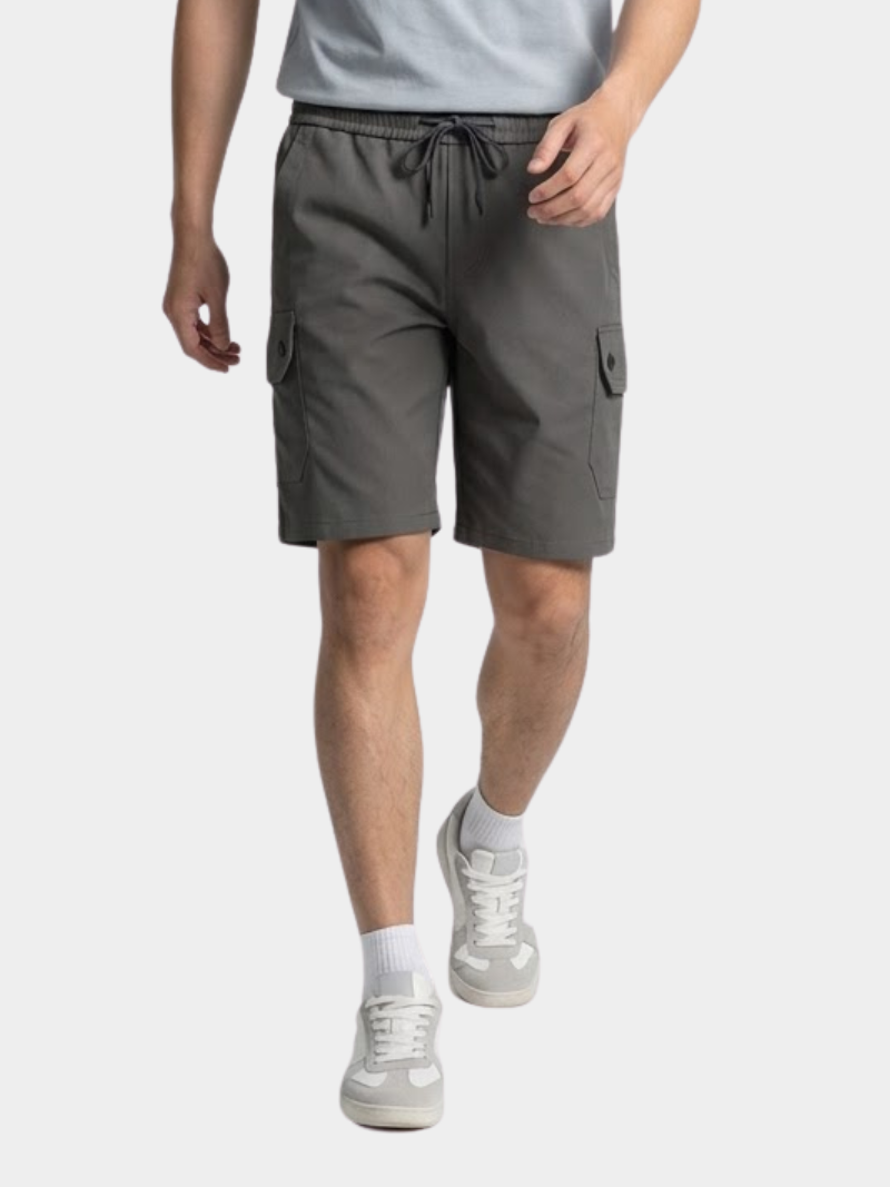 quan short kaki trang tri duong dieu 2 ben tui hop form straight qs073